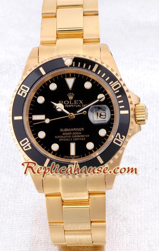 Rolex Réplica Submariner-Gold