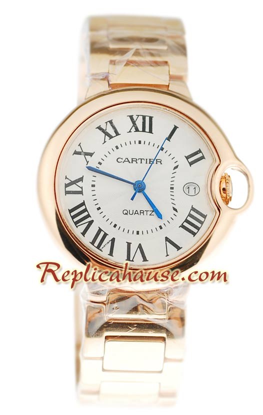 Ballon Blue De Cartier Oro Rosa Reloj