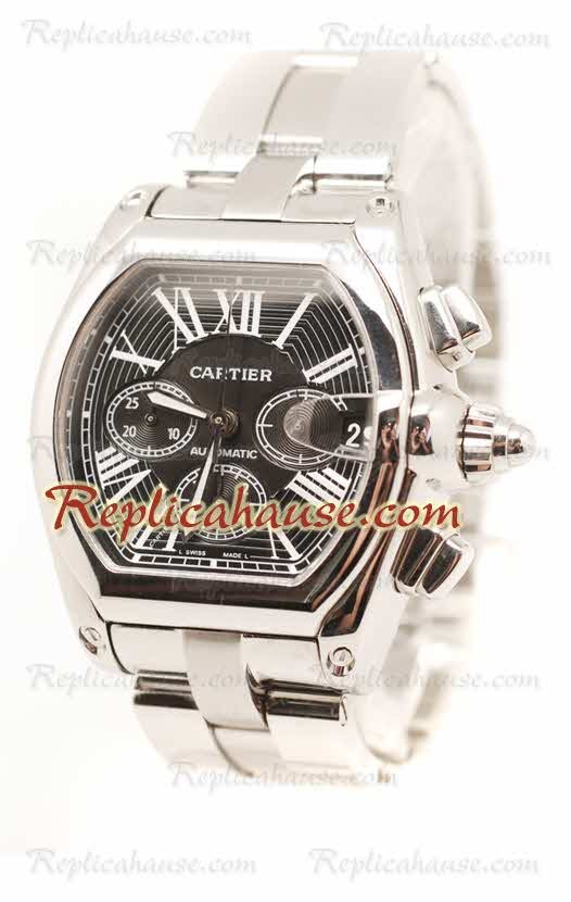 Cartier Roadster Cronógrafo Reloj Suizo de imitación