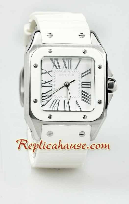 Cartier Santos 100 Suizo Dama Reloj Réplica