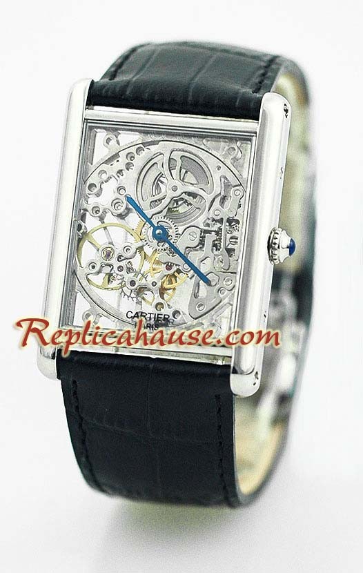Cartier Suizo Skeleton Reloj Réplica
