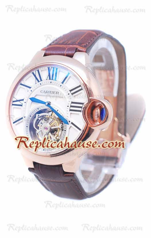 Cartier Ballon de Bleu Flying Tourbillon Rose Gold Reloj