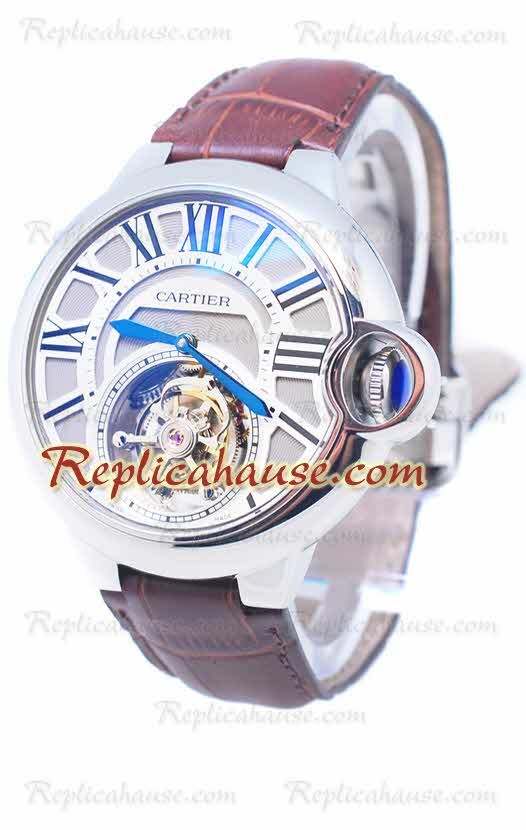 Cartier Ballon de Bleu Flying Tourbillon Silver Reloj