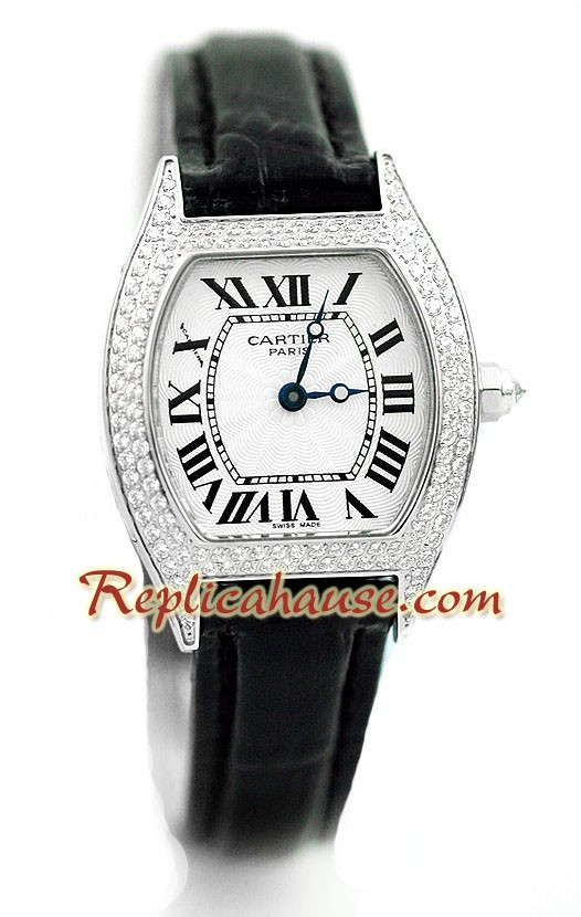 Cartier Tortue Suizo Dama Reloj Réplica