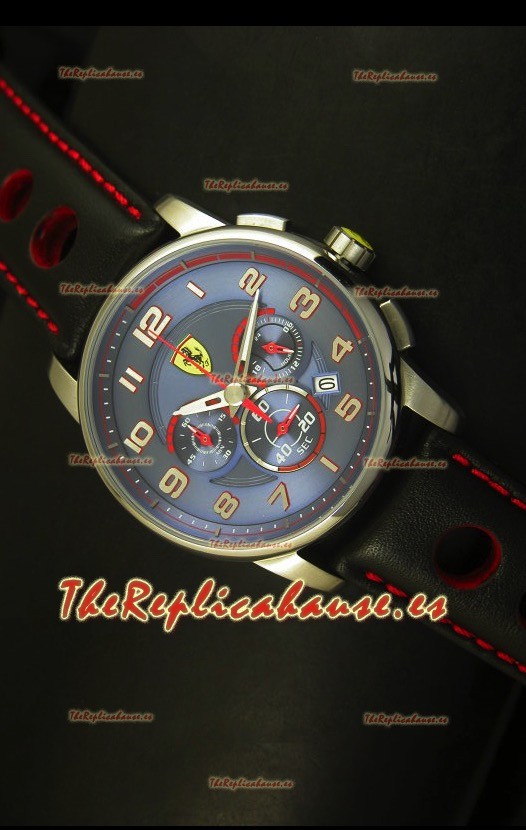 Scuderia Ferrari Heritage Reloj Cronógrafo Dial Azul