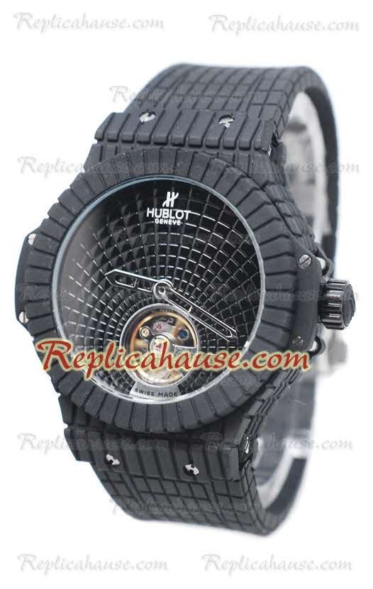 Hublot Black Caviar Tourbillon Reloj