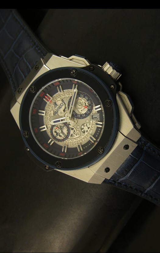 Hublot Big Bang King Reloj de Cuarzo Suizo en Acero Dial tipo Skeleton 45MM