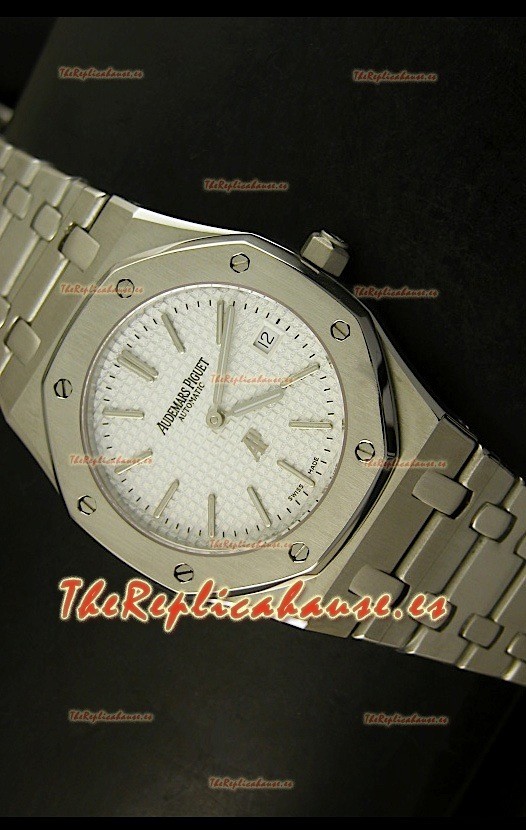 Audemars Piguet Royal Oak Ultra Thin, Reloj Réplica Suiza, Dial Blanco