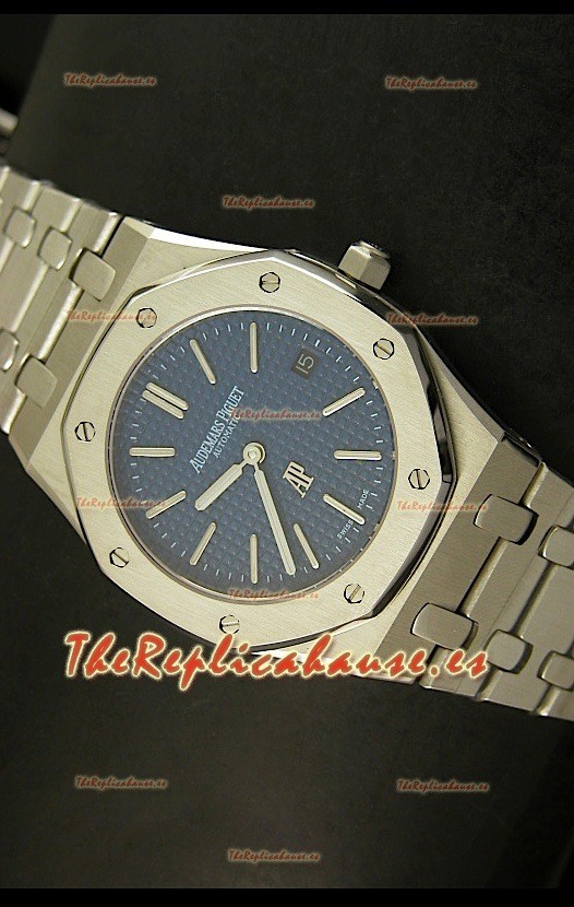 Audemars Piguet Royal Oak Ultra Thin, Reloj Réplica Suiza, Dial Azul
