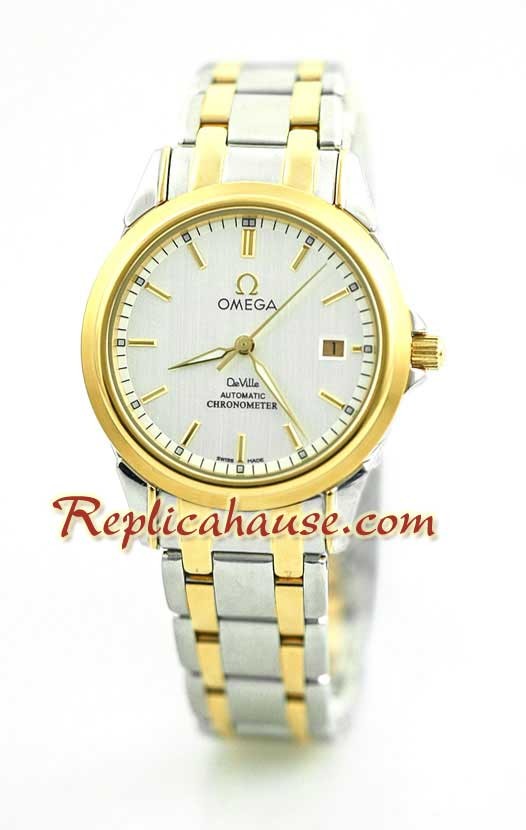 Omega SeaMaster DeVille Reloj Suizo de imitación - Yellow Gold