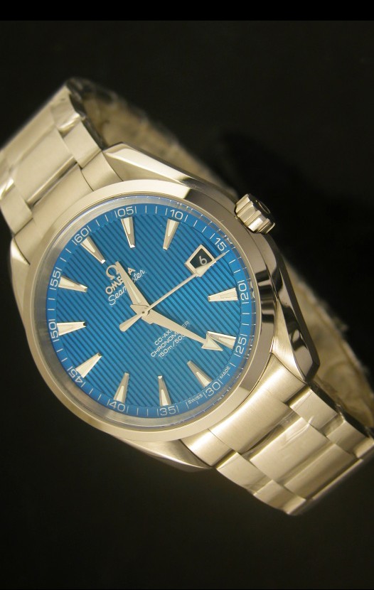 Omega Seamaster Aqua Terra Co-Axial Reloj Suizo Dial Azul