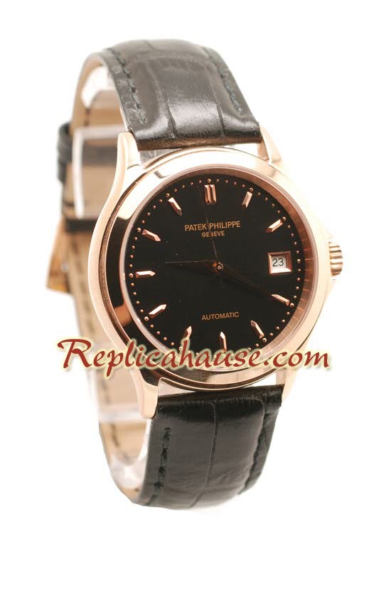 Patek Philippe Geneve Reloj Réplica - Oro Rosa