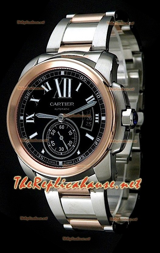 Swiss Calibre De Cartier Reloj Réplica- Última Réplica a Escala 1:1