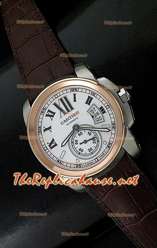 Swiss Calibre De Cartier Reloj Réplica- Última Réplica a Escala 1:1 