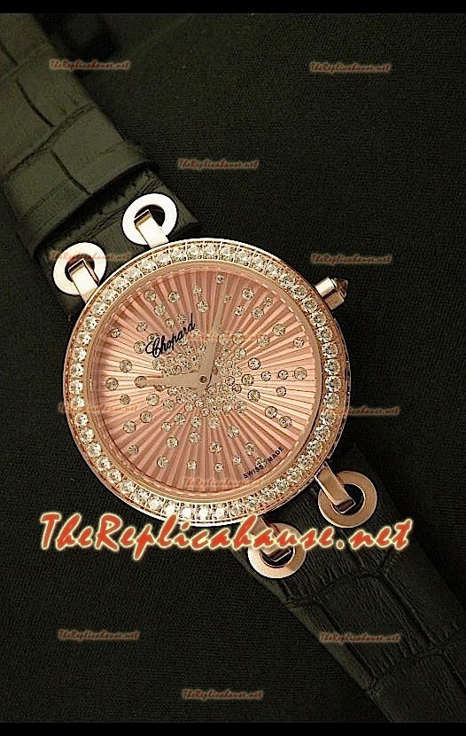 Chopard Xtraveganza Reloj para Señoras con Diamantes Incrustados en Carcasa