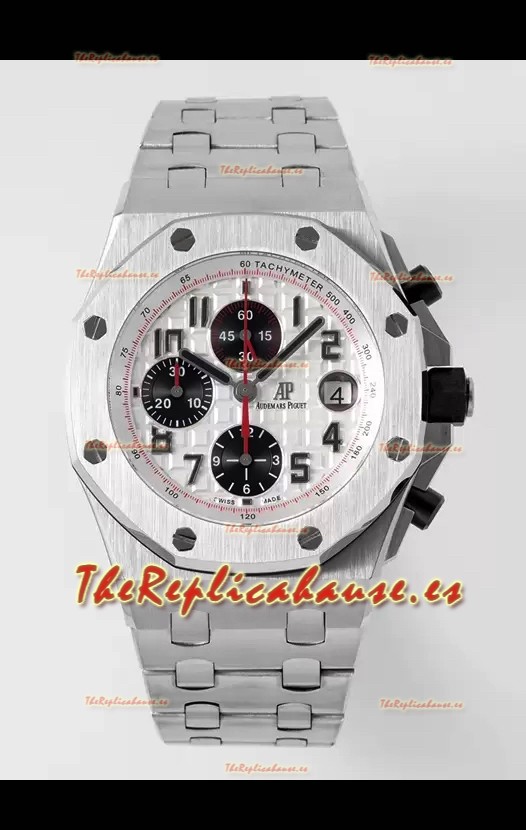 Audemars Piguet Royal Oak Offshore PANDA Cronógrafo Reloj Réplica a Espejo 1:1 - Acero 904L