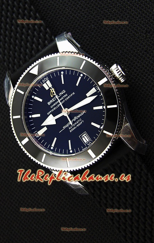 Breitling SuperOcean Heritage II B20 42MM Reloj Réplica Suizo con Dial Negro - Edición Espejo 1: 1