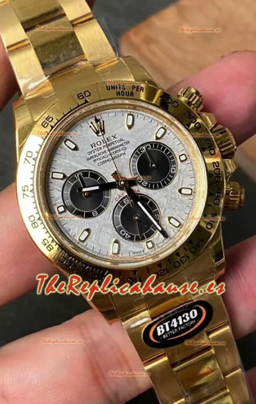 Rolex Cosmograph Daytona M116508-0015 Oro Amarillo Movimiento Original Cal.4130 - Reloj Acero 904L