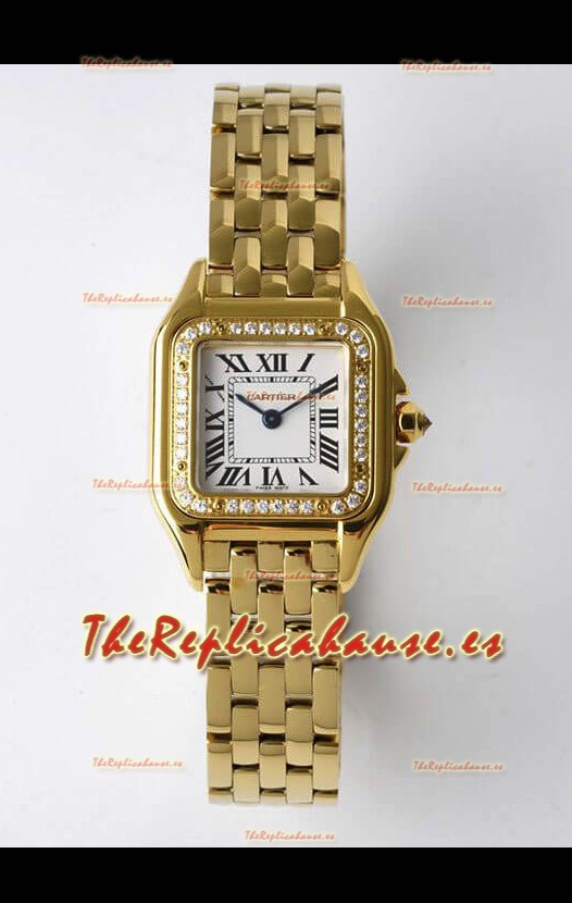 PANTHERE de Cartier Edition 22mm Reloj Suizo Espejo 1:1 Caja Oro Amarillo