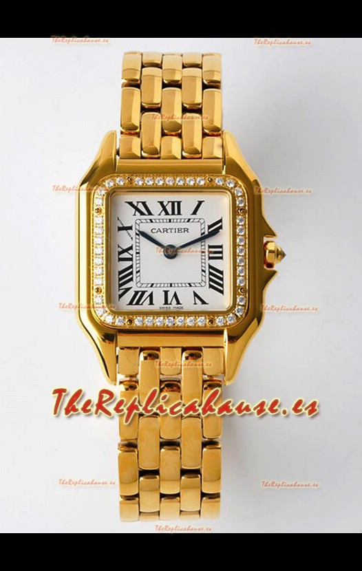 PANTHERE de Cartier Edición 27MM Reloj Suizo Espejo 1:1 Caja Oro Amarillo