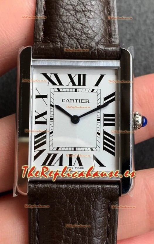 Cartier Tank Solo Reloj de Cuarzo Suizo, Caja en Acero Inoxidable - Ancho 24MM