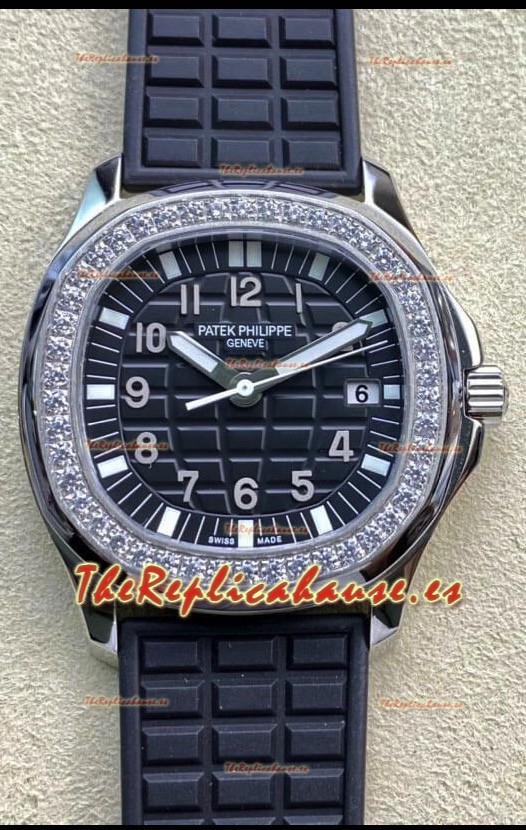 Patek Philippe Aquanaut LUCE 5072A-001 Reloj Réplica de Cuarzo Suizo Dial Negro 35MM