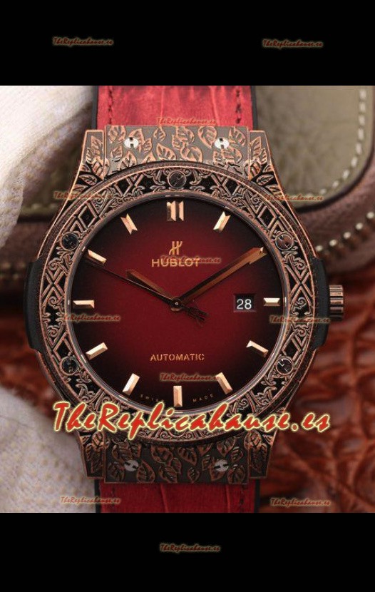 Hublot Classic Fusion Fuente Edición Limitada de Bronce 45MM Reloj Réplica Suizo 