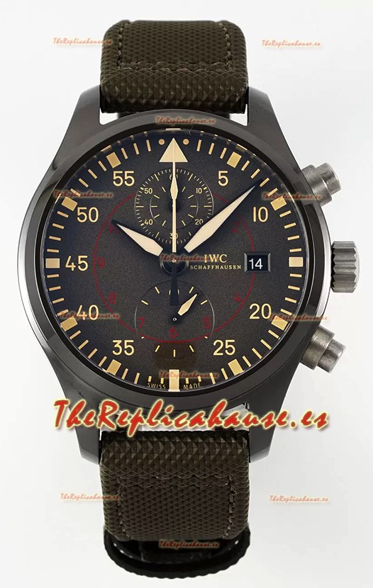 IWC IW389002 Pilot's Cronógrafo Top Gun Miramar Reloj Réplica a Espejo 1:1