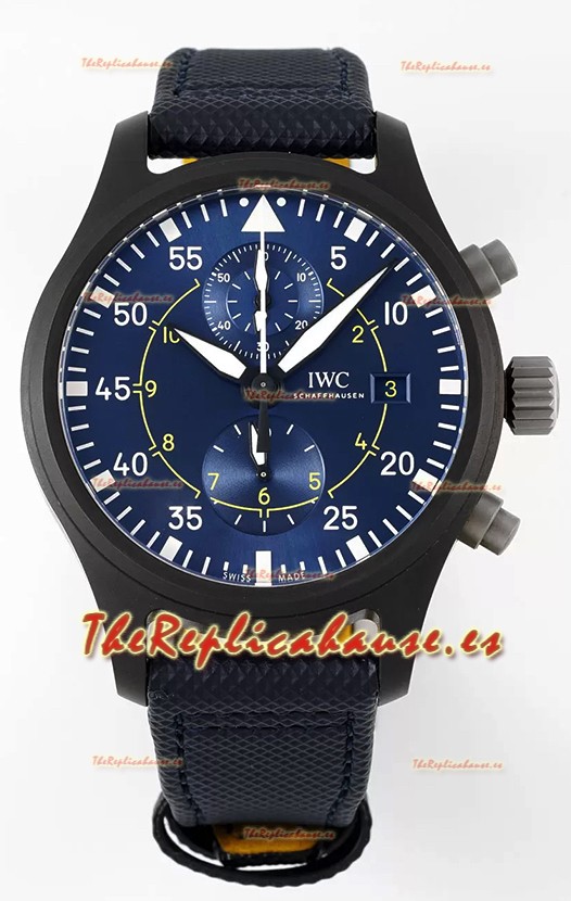 IWC Pilot's Cronógrafo IW389008 Edición Angeles Azules Reloj Réplica Espejo 1:1