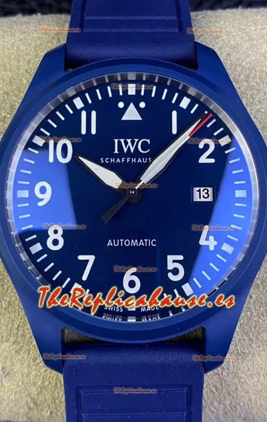 IWC Pilot's Reloj IW328101 Edición Automática "Laureus Sport For Good 2022" Reloj Réplica Espejo 1:1