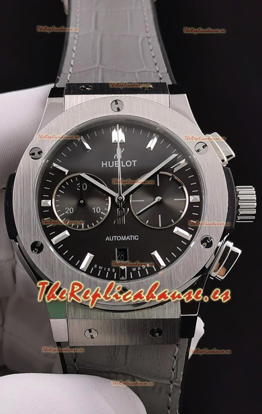 Hublot Classic Fusion Chronograph Caja de Acero Inoxidable Dial Gris Reloj Réplica a Espejo 1:1