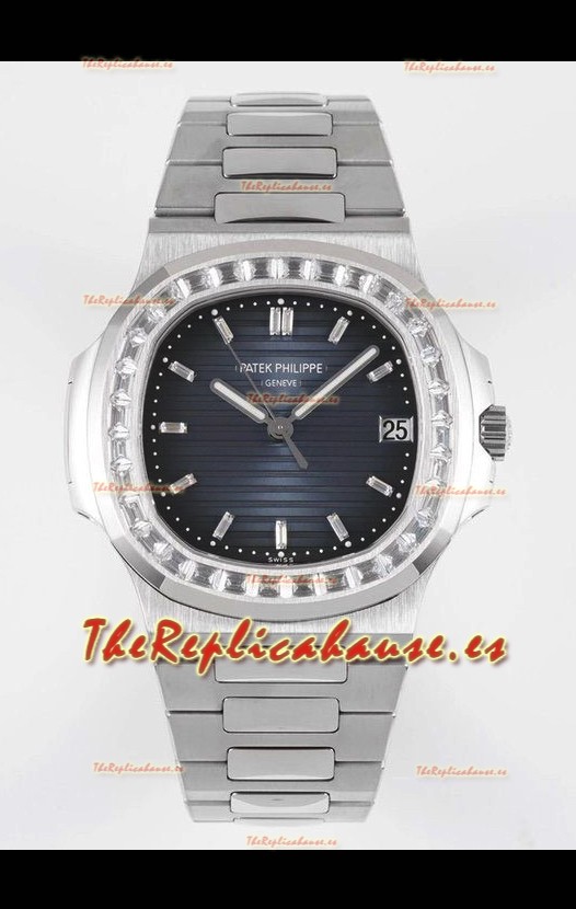 Patek Philippe Nautilus 5711/1A Dial Azul Reloj Réplica Suizo a Espejo 1:1 Acero 904L