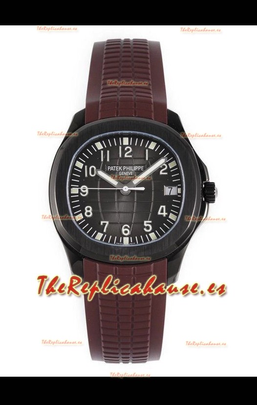 Patek Philippe Aquanaut 5167 Black Venom Edition Reloj Réplica a Espejo 1:1 - Correa Marrón