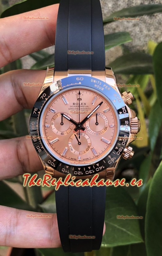 Rolex Cosmograph Daytona 116508 Oro Rosado Movimiento Original Cal.4130 - Reloj Acero 904L Ultimate