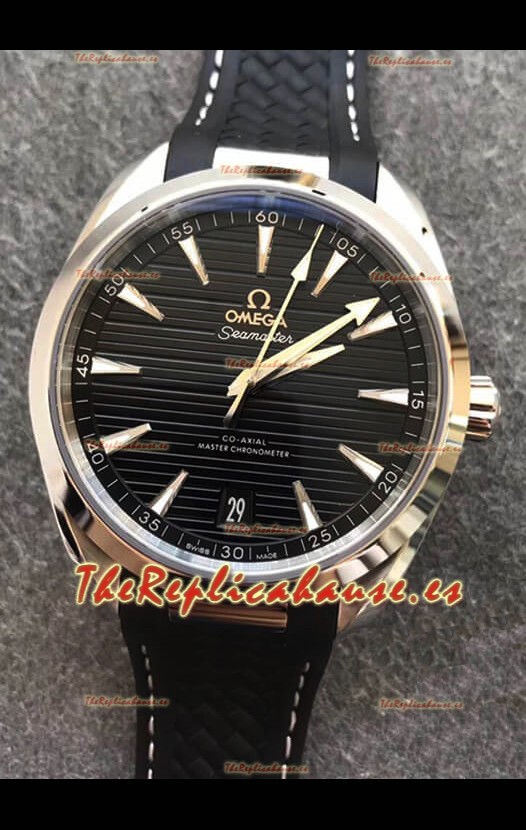 Omega Seamaster Aquaterra 41MM Reloj Réplica Suizo a Espejo 1:1 Dial Negro