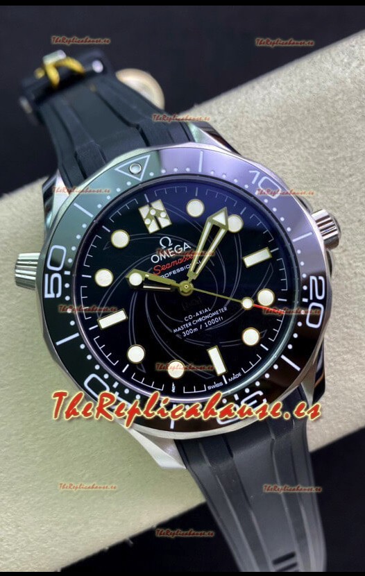 Omega Seamaster Edición Diver 300M Reloj Réplica Espejo 1:1 Dial Negro