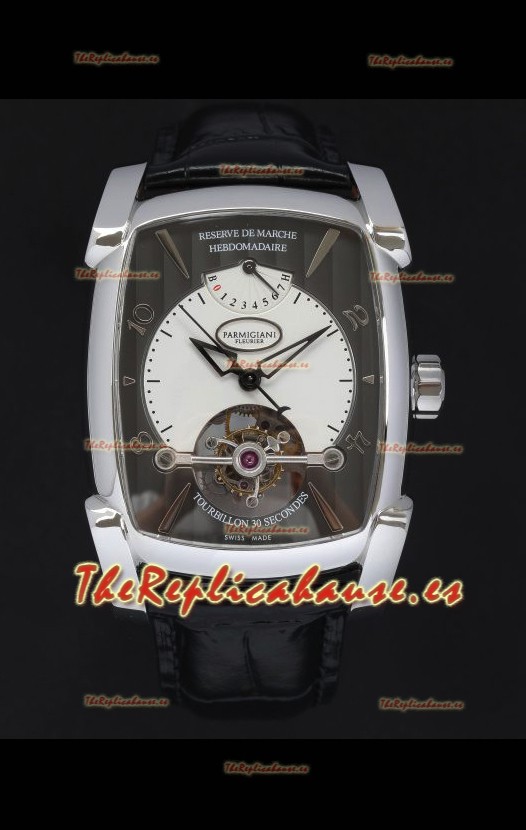 Parmigiani Fleurier Kalpa XL Acero Inoxidable Reloj Réplica Suizo Genuino Tourbillon 1:1