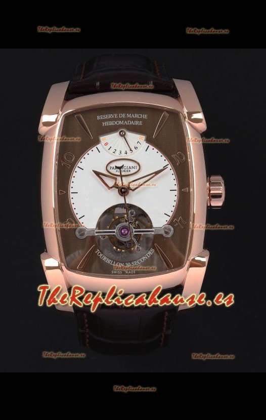 Parmigiani Fleurier Kalpa XL Oro Rosado Reloj Réplica Suizo Genuino Tourbillon 1:1
