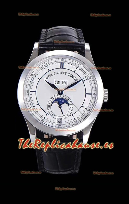Patek Philippe Annual Calendar 5396-001 Complications Reloj Réplica Suizo Dial Blanco