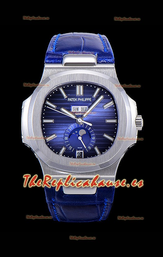 Patek Philippe Nautilus 5726A Dial Azul Reloj Répliza 1:1 Versión 2022 Actualizada