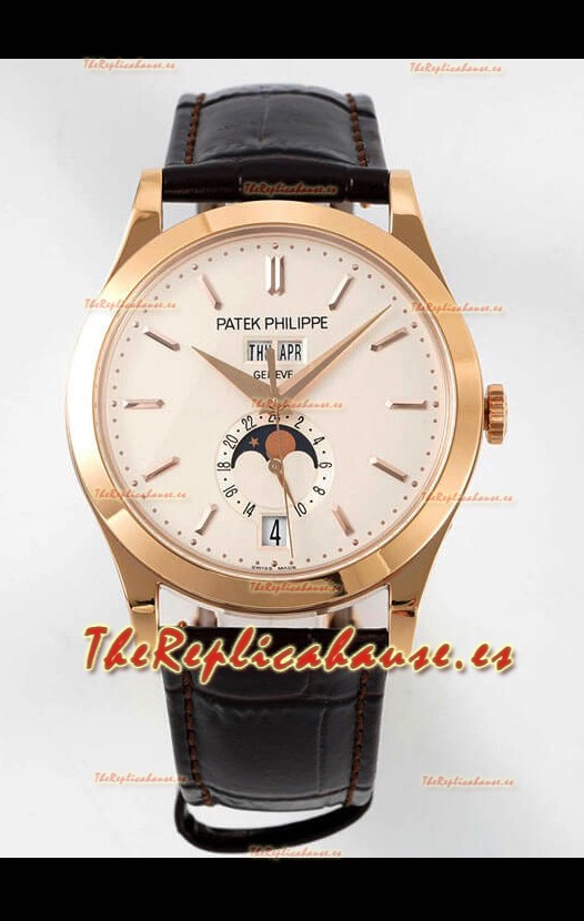 Patek Philippe Annual Calendar 5396R-011 Complications Reloj Réplica Suizo en Dial Blanco