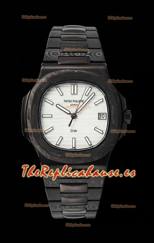 Patek Philippe Nautilus 5711 Edición DiW Cerámica/Carbono Reloj Réplica Suizo Espejo 1:1