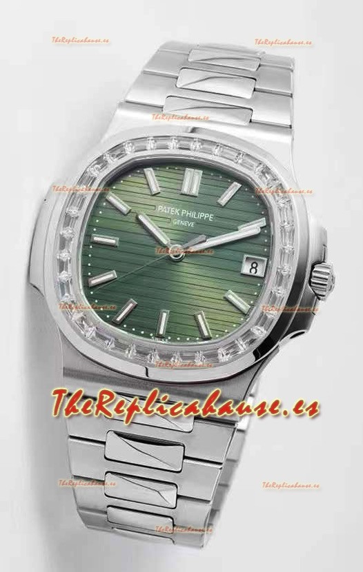 Patek Philippe Nautilus 5711/1A-014 Reloj Réplica Suizo a espejo 1:1 Dial Verde Acero 904L