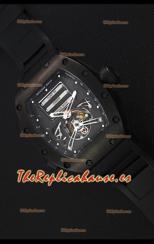 Richard Mille RM069 Tourbillon Erotic Reloj Réplica con Caja revestida en PVD