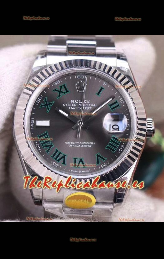 Rolex Datejust Wimbledon Cal.3235 Movement Swiss Watch - Ultimate 904L Steel 41MM