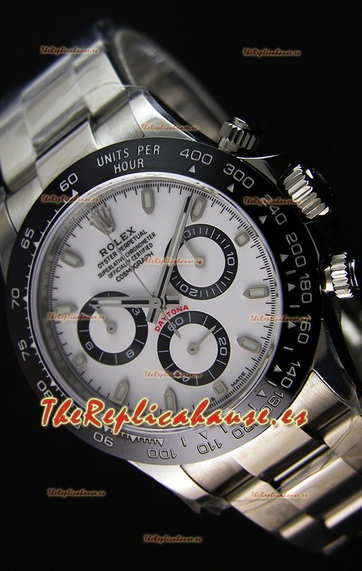 Rolex Cosmograph Daytona 116500LN Movimiento Original Cal.4130 Dial Blanco - Último Reloj de Acero 904L