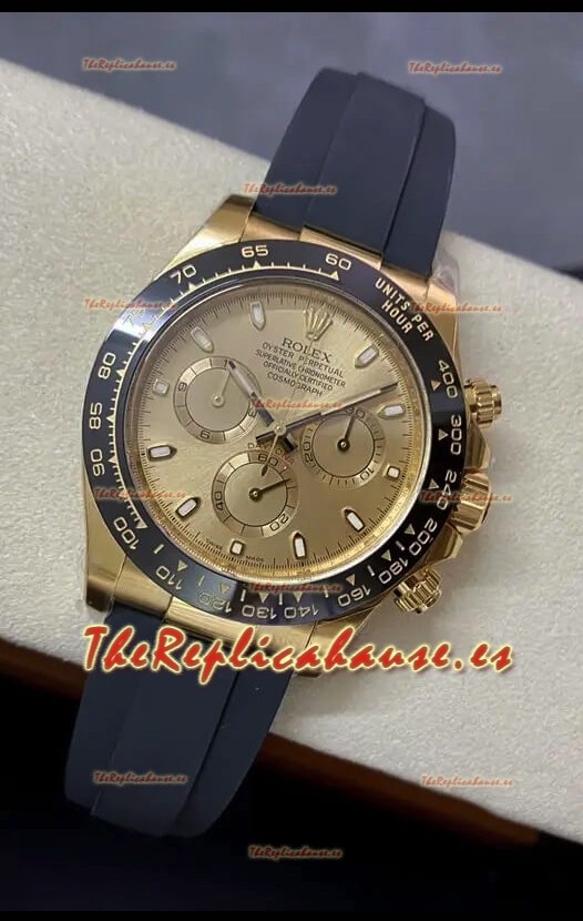 Rolex Cosmograph Daytona 116518LN-0037 Oro Amarillo Movimeinto Original Cal.4130 - Reloj Acero 904L