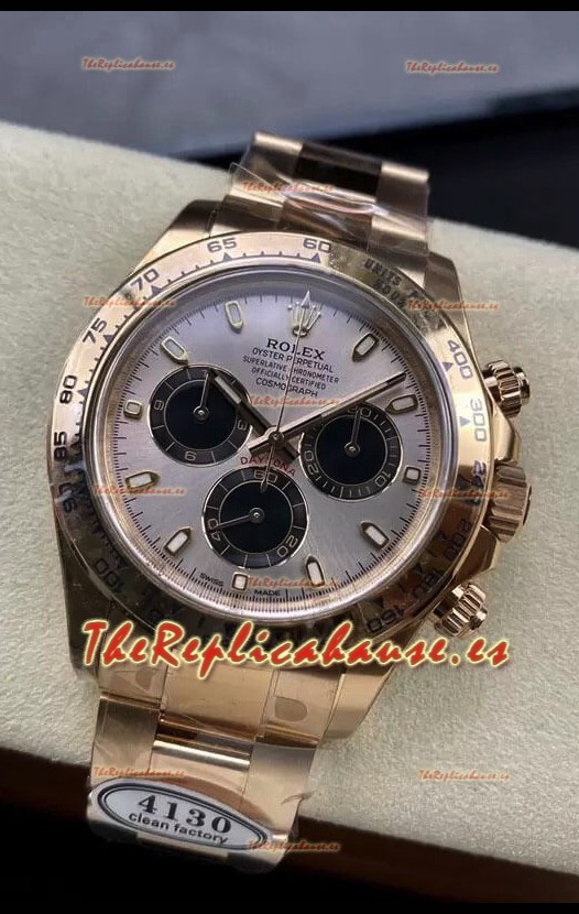 Rolex Cosmograph Daytona M116505-0016 Oro Rosado Movimiento Original Cal.4130 - Reloj Acero 904L