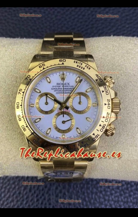 Rolex Cosmograph Daytona M116505-0016 Oro Amarillo Movimiento Original Cal.4130 - Reloj Acero 904L
