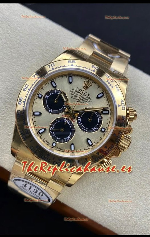 Rolex Cosmograph Daytona M116505-0014 Oro Amarillo Movimiento Original Cal.4130 - Reloj Acero 904L